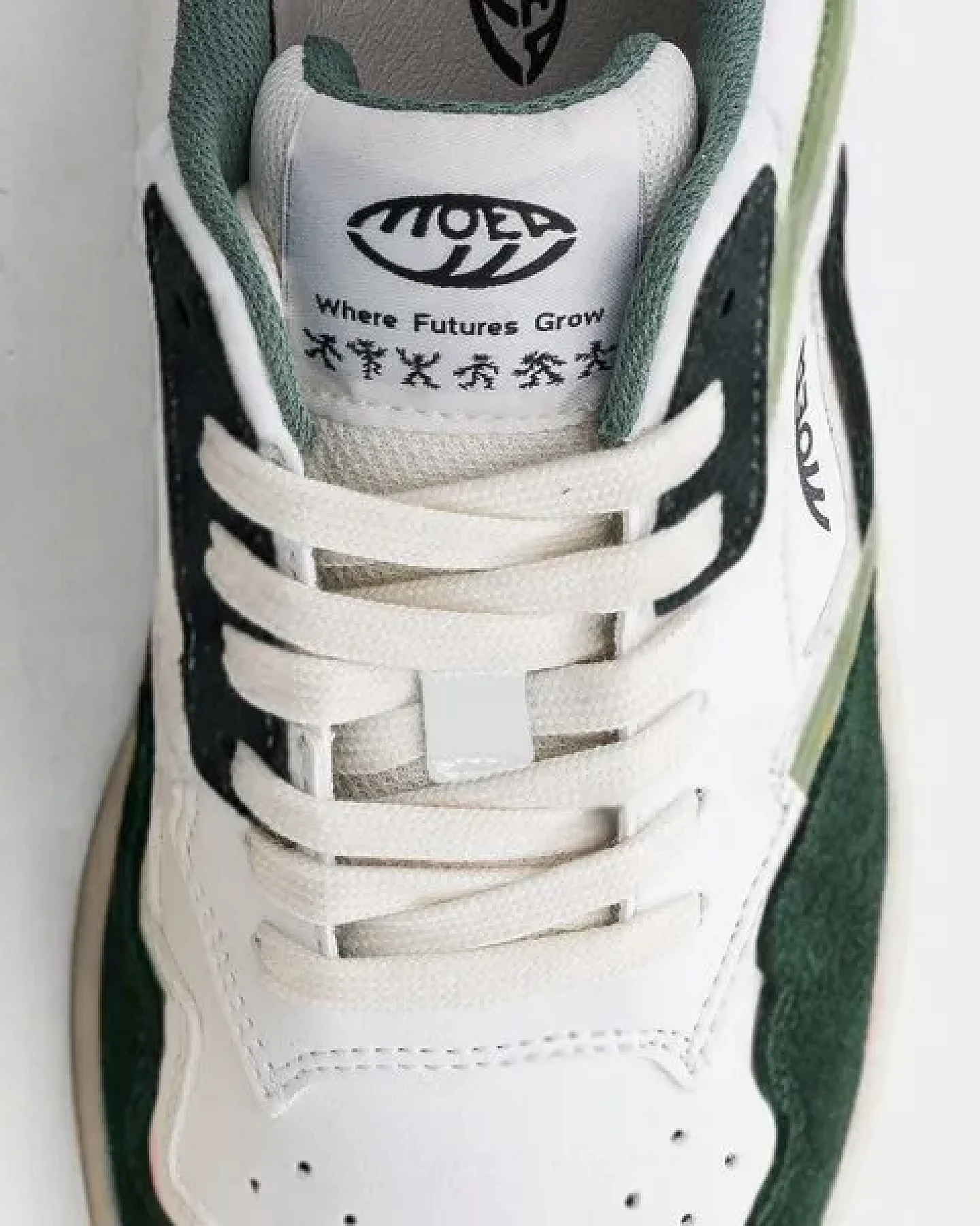 MoEa Sneakers Origin - Green Combo - Palm – Ansicht 3