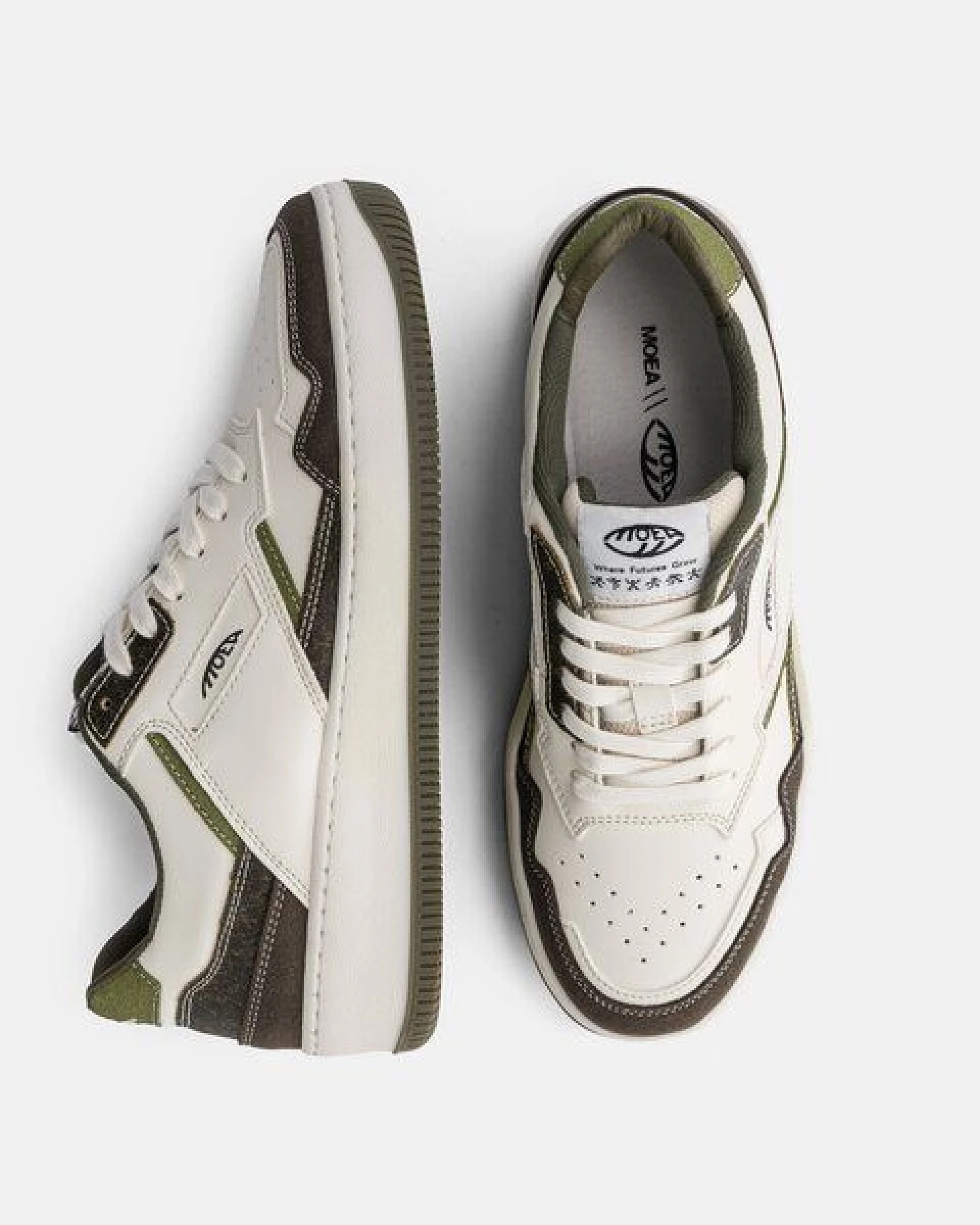 MoEa Sneakers Origin - Green Combo - Palm – Ansicht 2