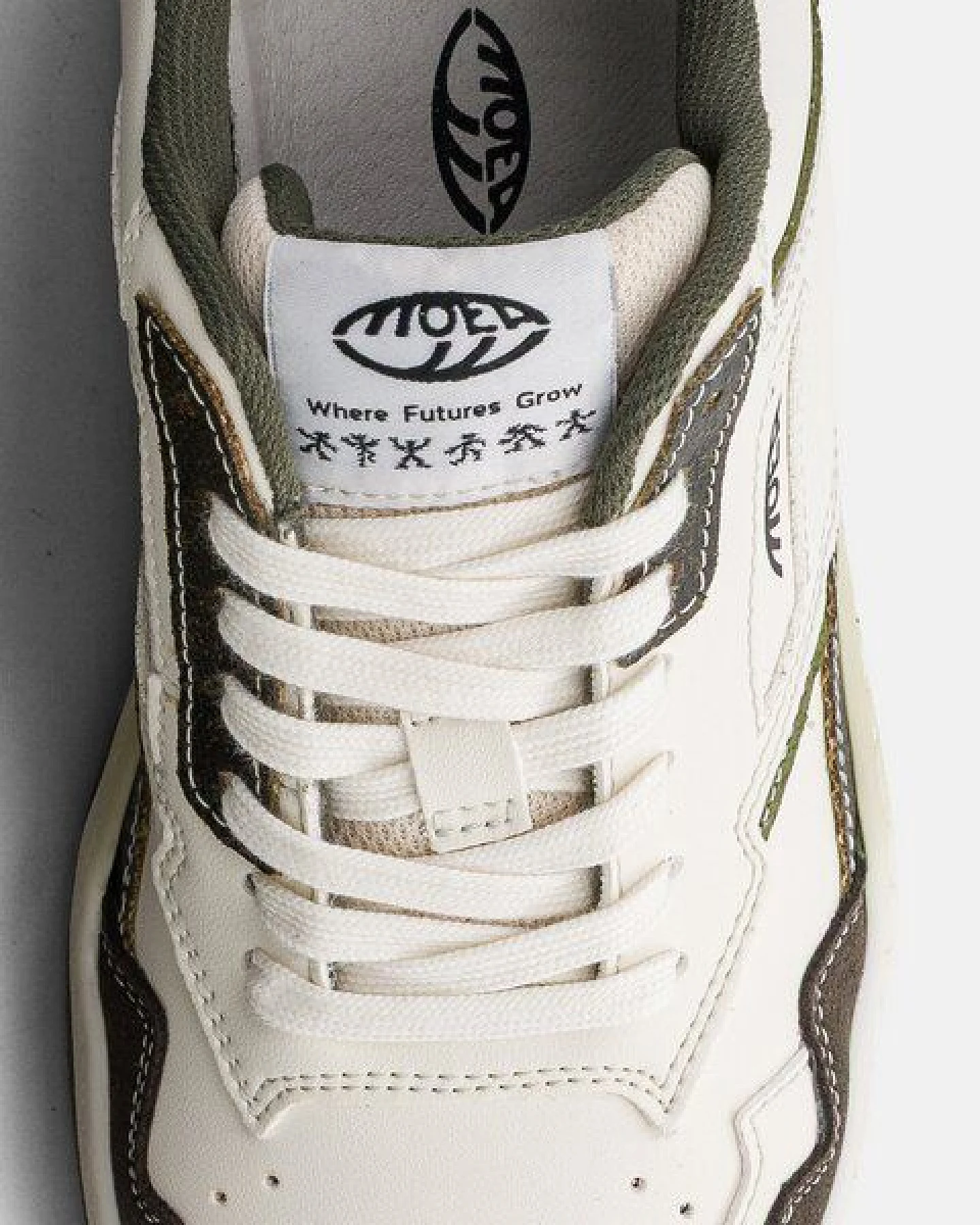 MoEa Sneakers Origin - Green Combo - Palm – Ansicht 3