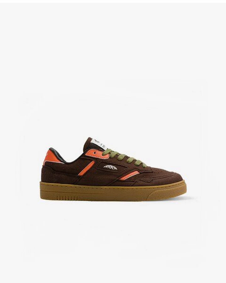 MoEa Sneakers Origin Low - Brown & Orange - Corn