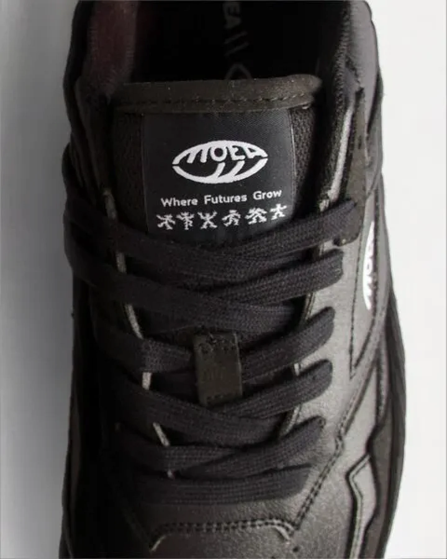 MoEa Sneakers Origin Low - Full Black - Corn – Ansicht 3