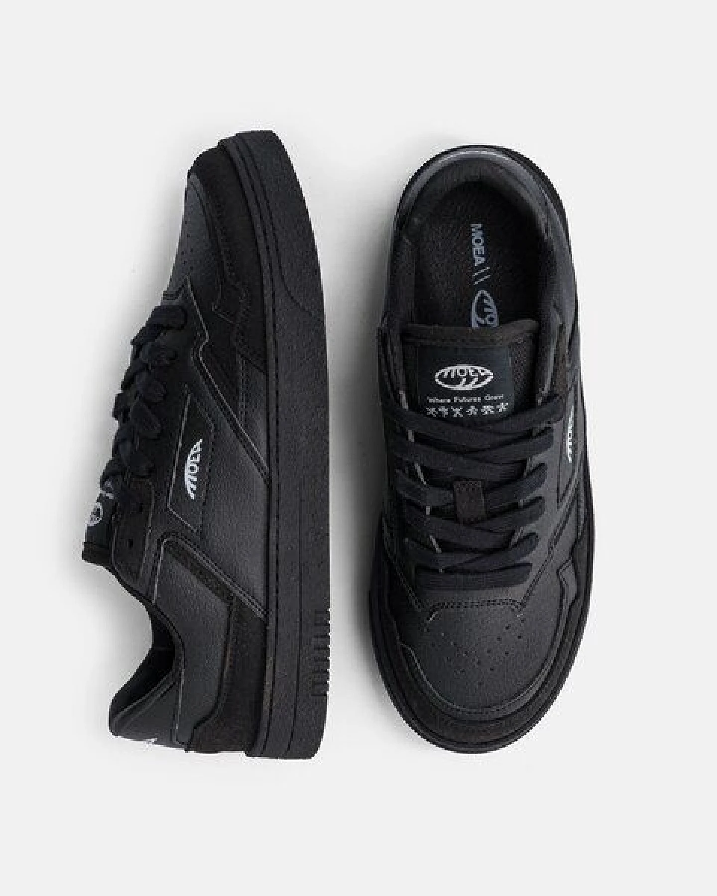 MoEa Sneakers Origin Low - Full Black - Corn – Ansicht 2