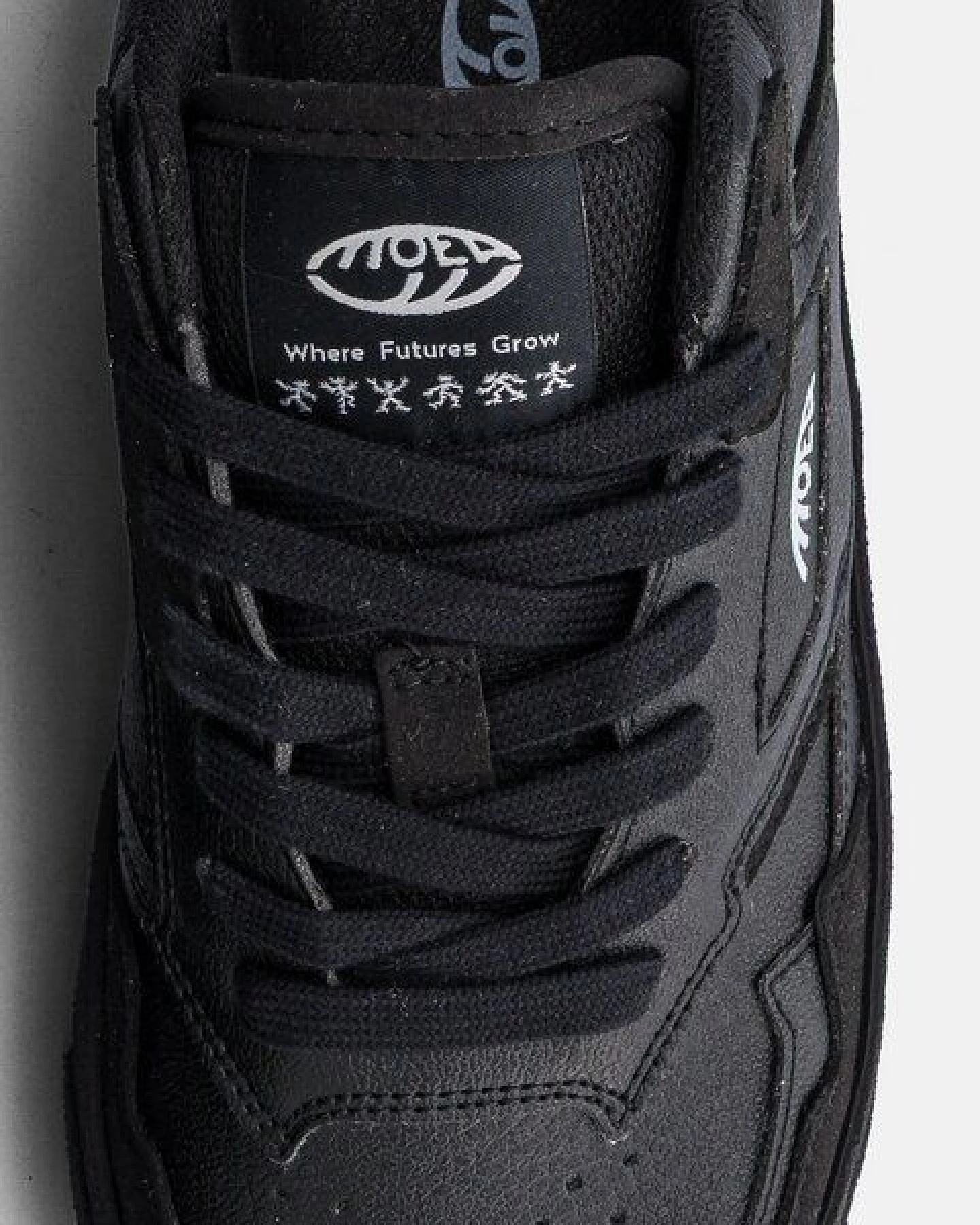 MoEa Sneakers Origin Low - Full Black - Corn – Ansicht 3