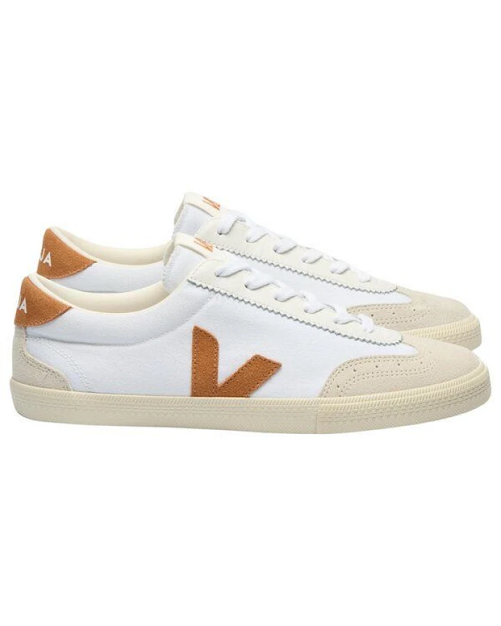 Veja Damen-Sneaker Volley Canvas White Umber