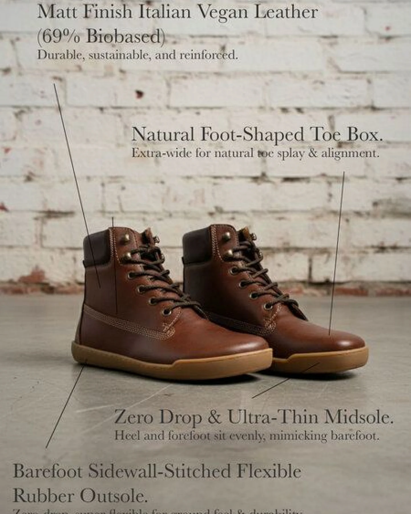 Will's Vegan Store Barfuß-Dock Boots – Ansicht 3
