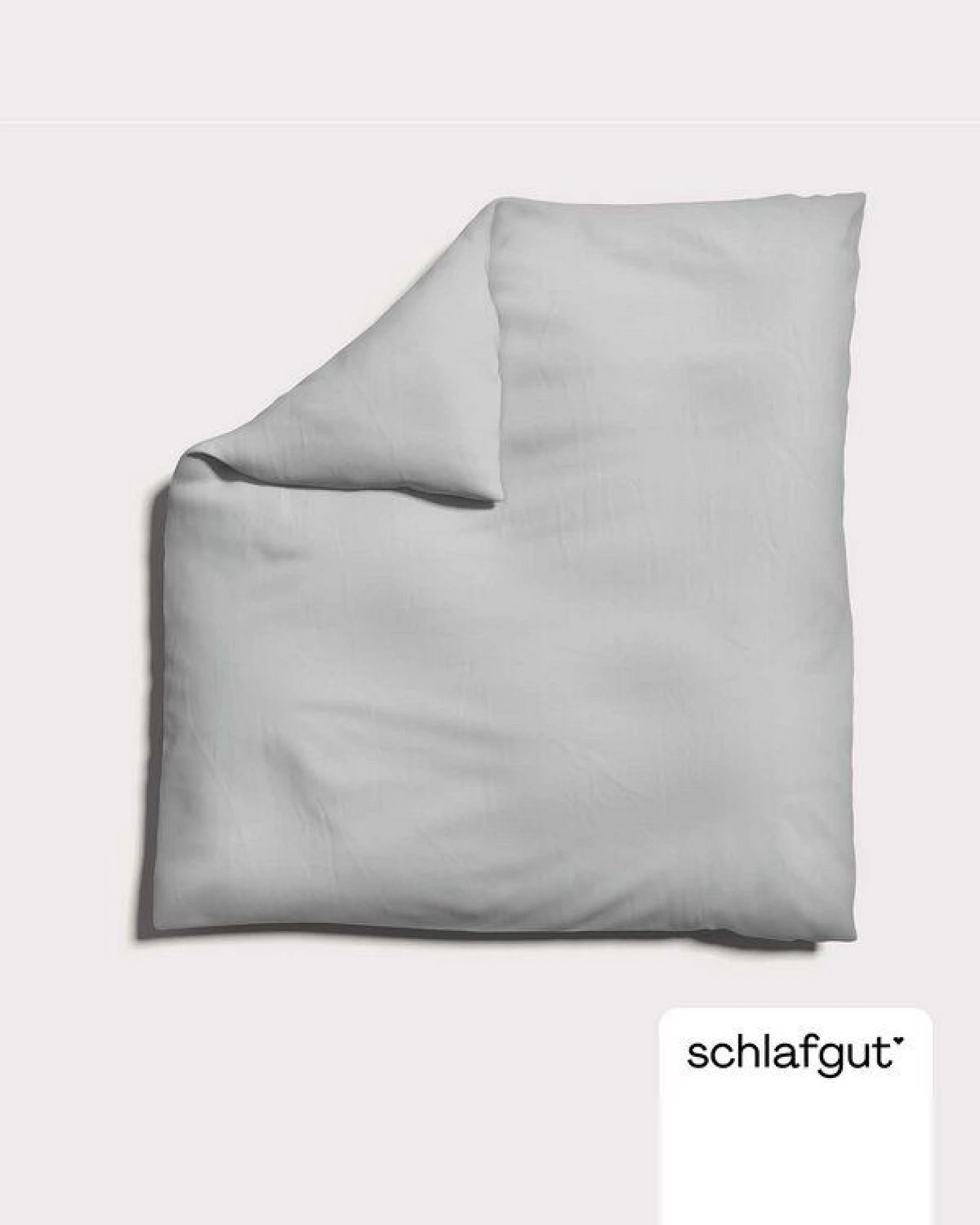 Schlafgut Bettdeckenbezug Knitted Jersey - 95% Biobaumwolle, 5% Elasthan - uni – Ansicht 3