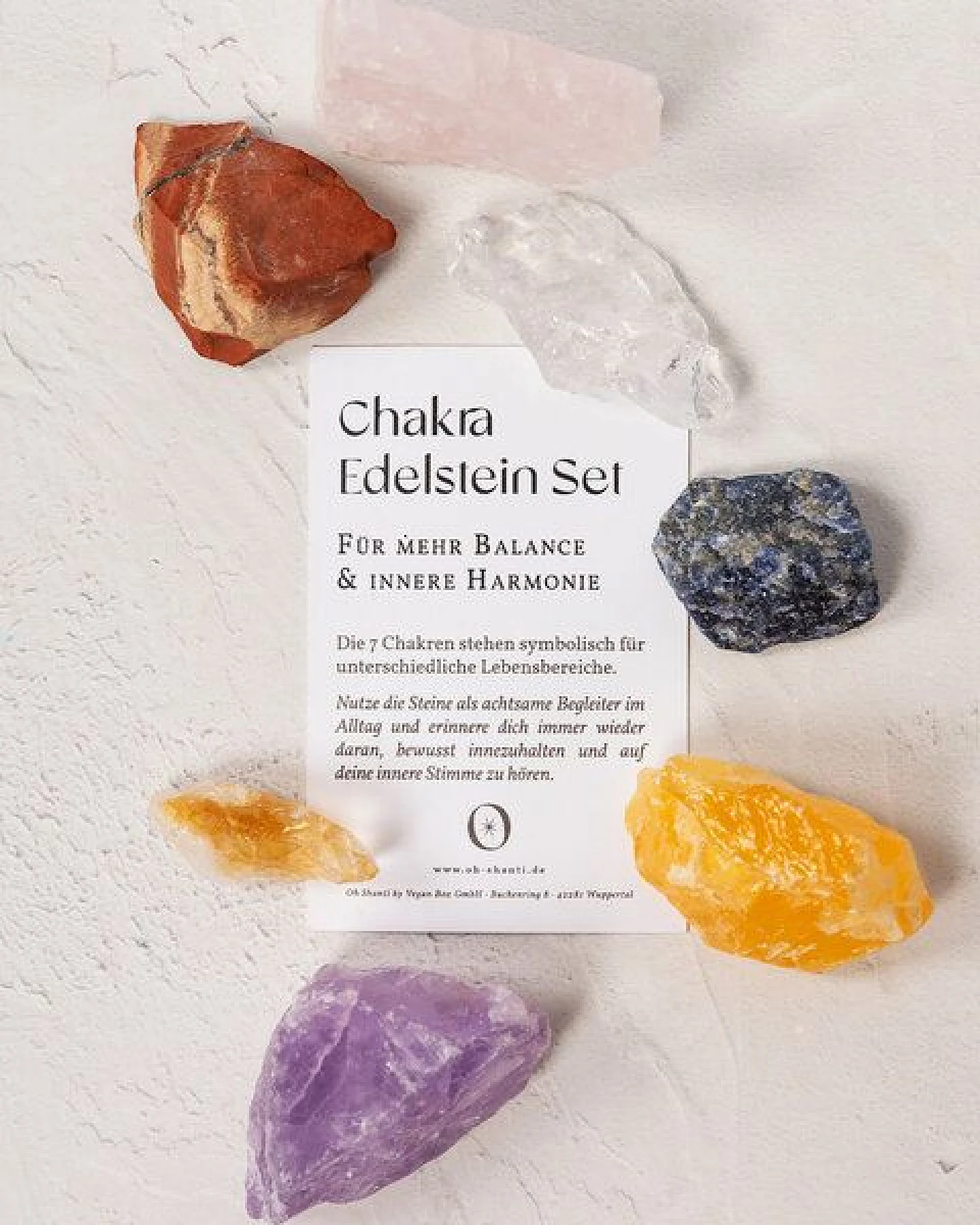 Oh Shanti Chakra Edelstein Set – Ansicht 2