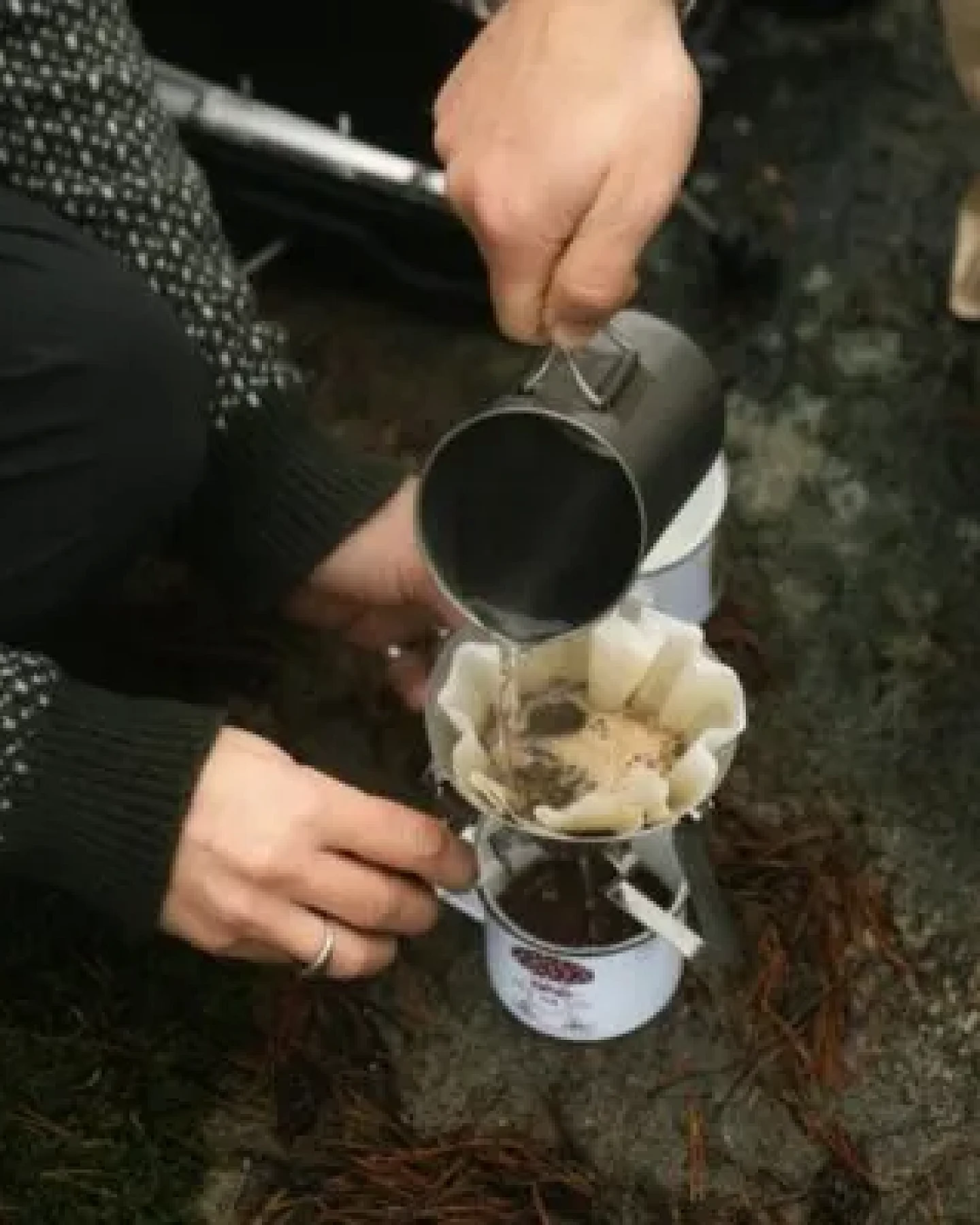 LAKOR Mushroom Forest Emaille Tasse – Ansicht 4