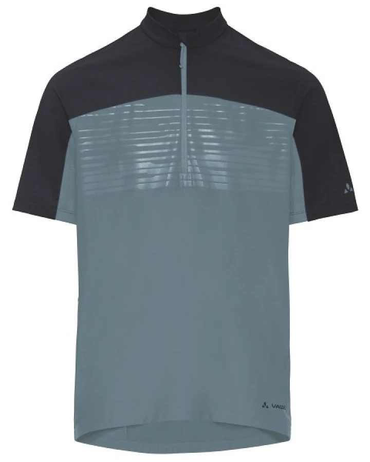 Vaude - Qimsa Pro Half Zip Shirt - Radtrikot Gr L grau