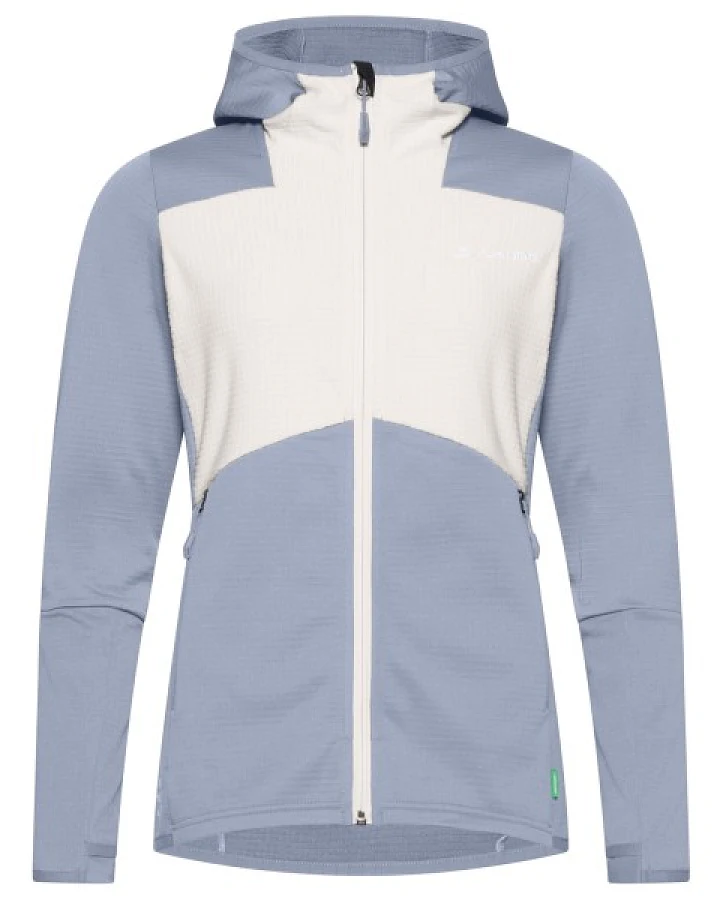 Vaude - Women's Monviso Hooded Grid Fleece Jacket - Fleecejacke Gr 36 grau