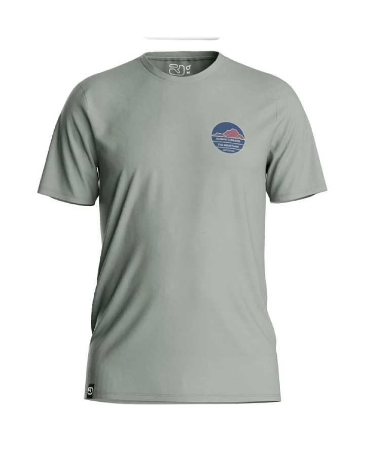 Ortovox - 120 Cool Tec Choose Mountain T-Shirt - Merinoshirt Gr L grün