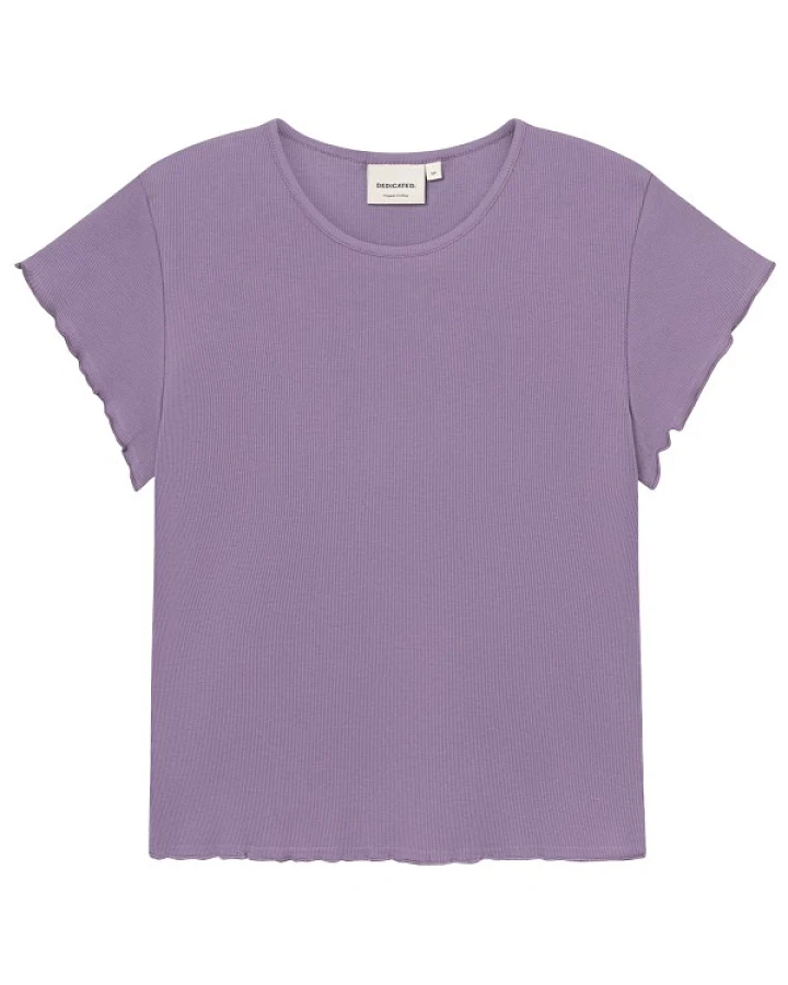 DEDICATED - Women's Rib Top Ven - T-Shirt Gr XL rosa