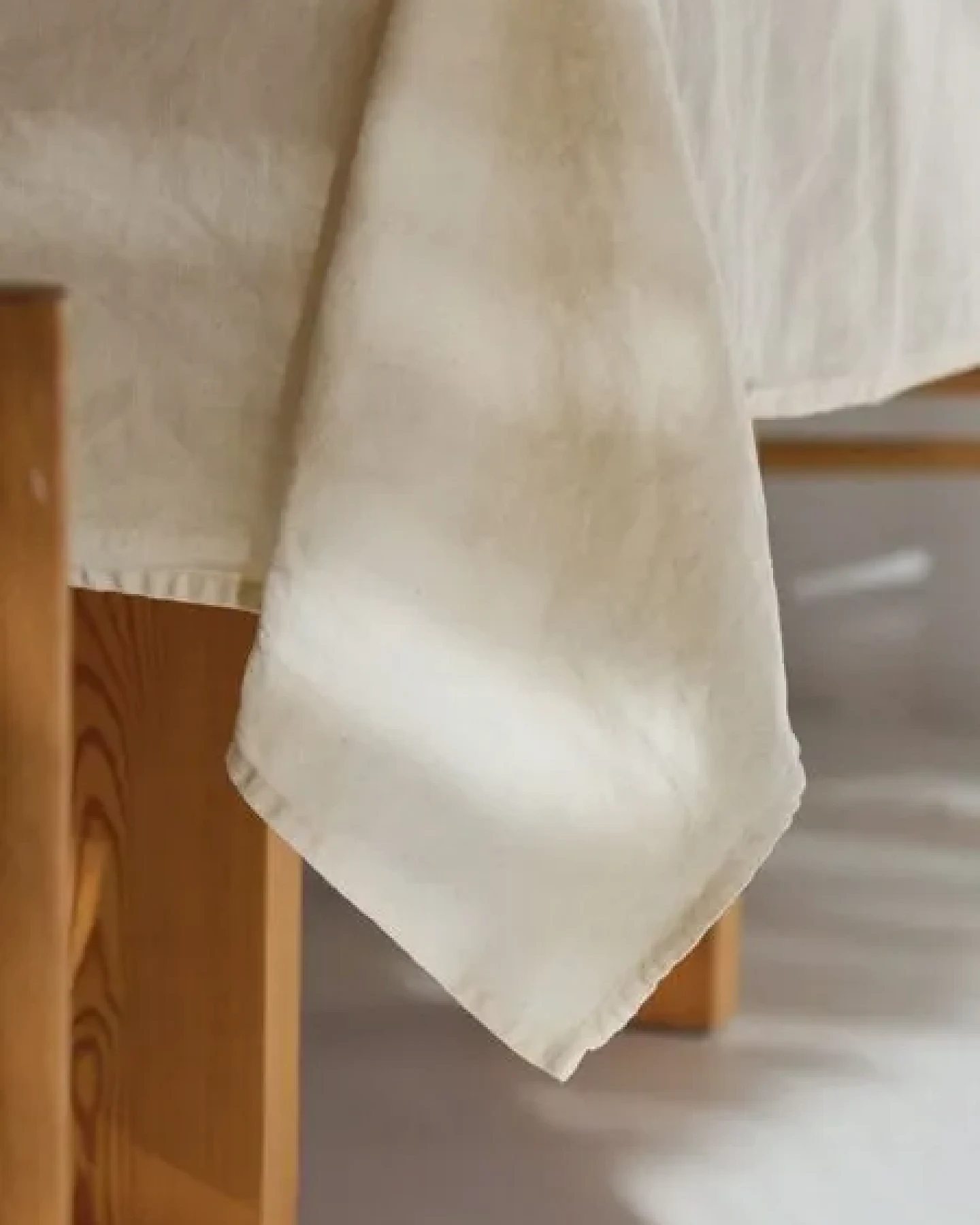 Onomao x erlich textil Tischdecke aus Bio-Baumwolle, Leinen Mix, made in Europe – Ansicht 3