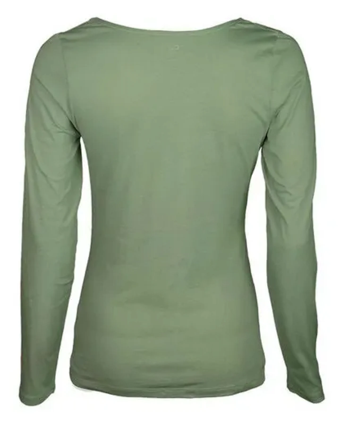 Alma & Lovis Langarmshirt mit Wasserfallausschnitt – Ansicht 2