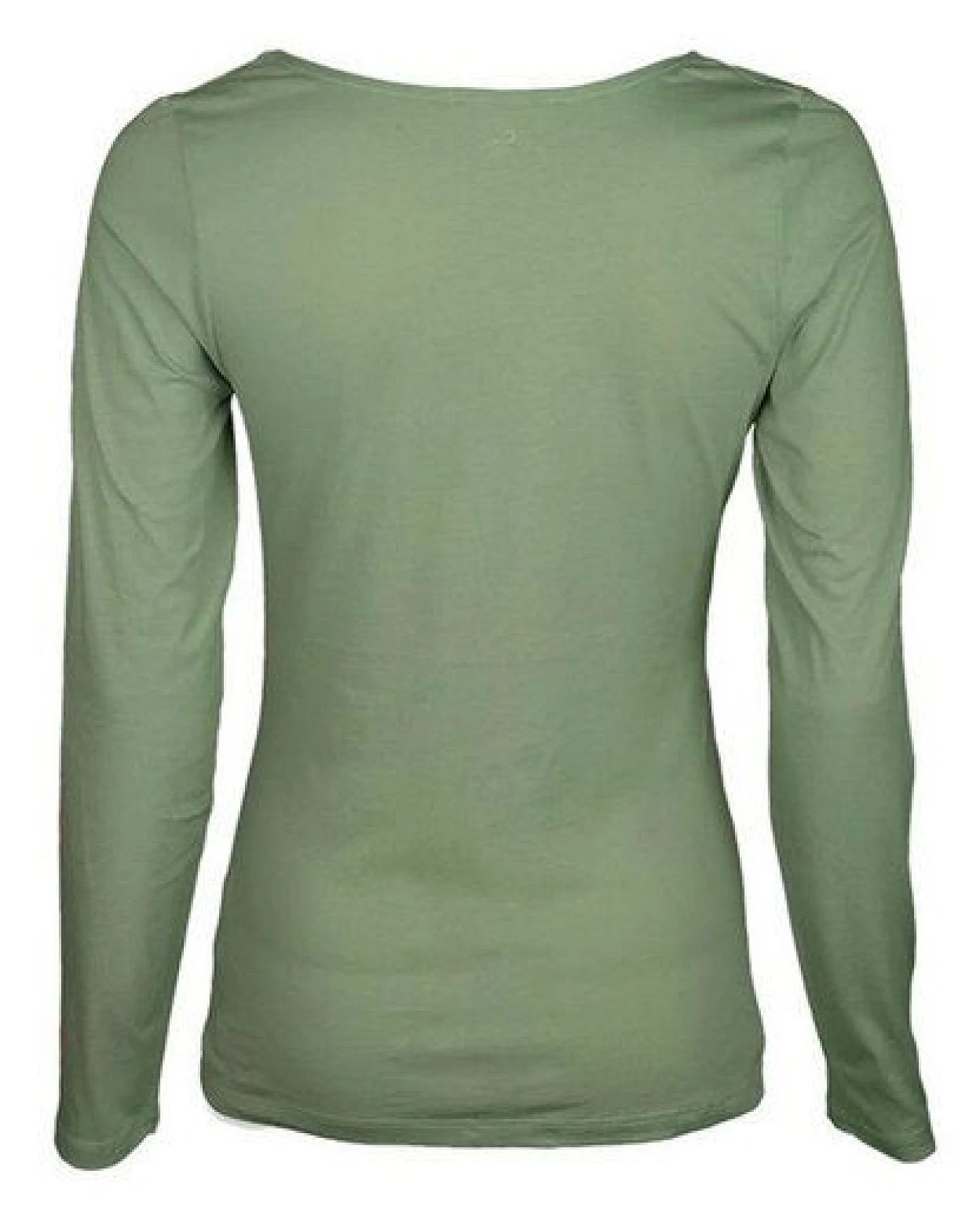 Alma & Lovis Langarmshirt mit Wasserfallausschnitt – Ansicht 2