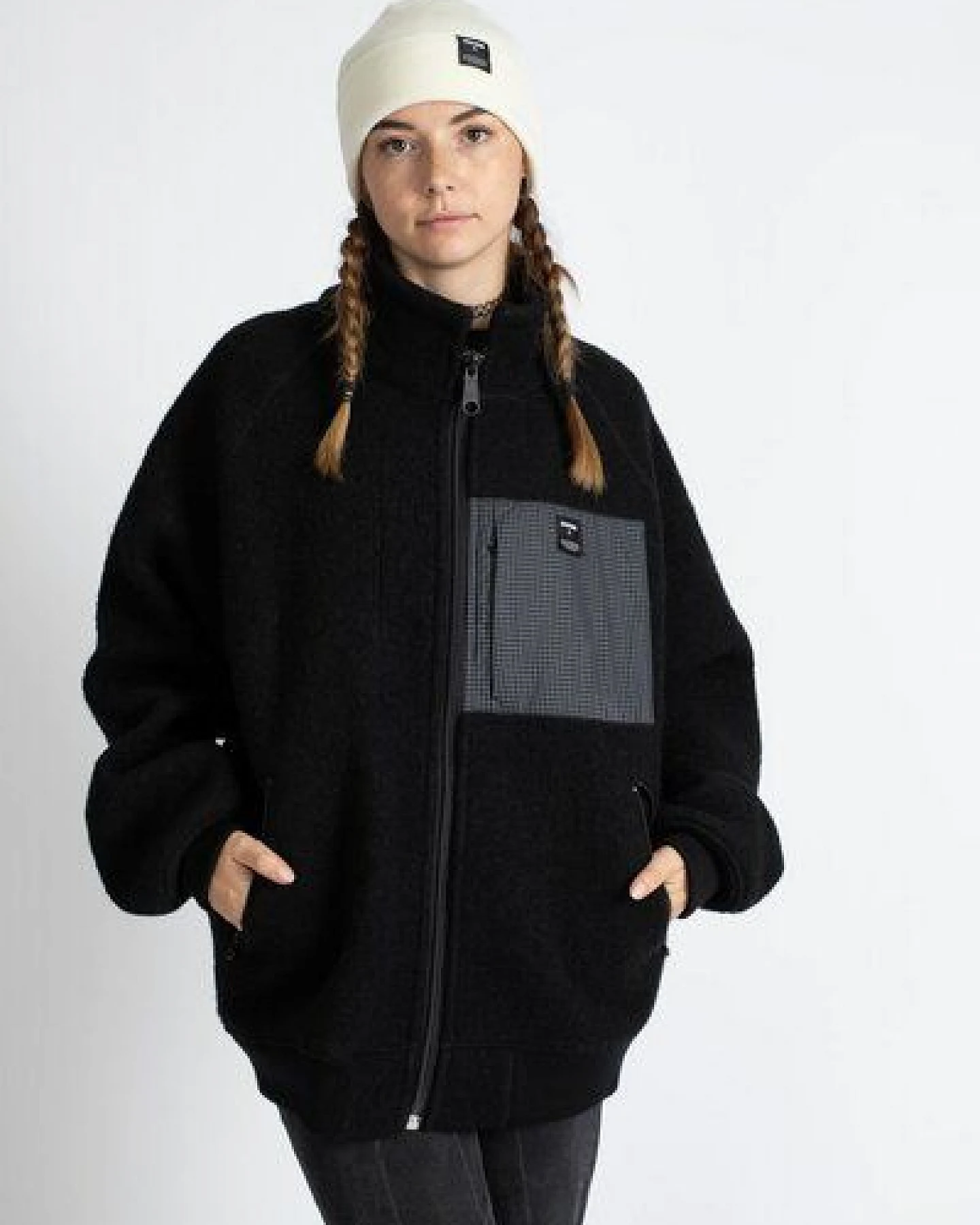 JECKYBENG The NATURAL WOOLFLEECE - Fleecejacke aus 100% Bio-Schurwolle – Ansicht 3