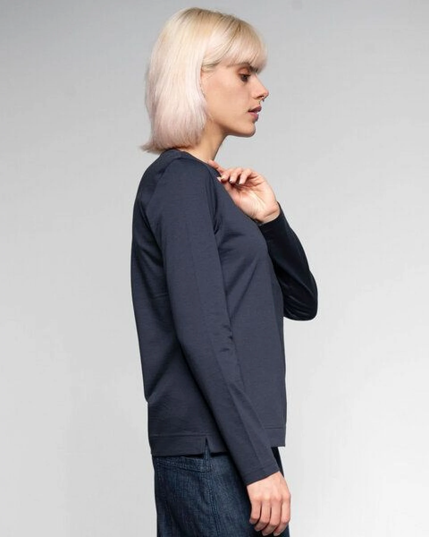 Alma & Lovis Royal Jersey Langarmshirt aus Organic Cotton – Ansicht 3