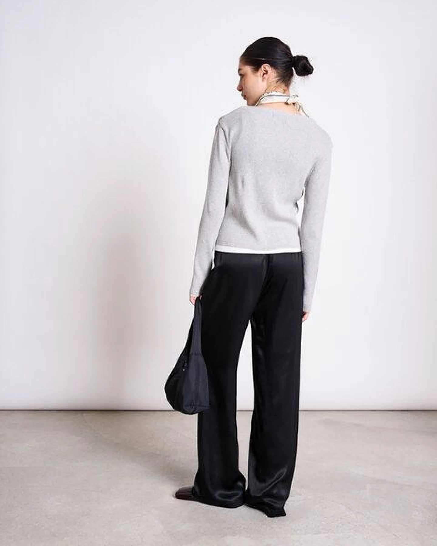 JAN N JUNE Crewneck Cardigan aus Baumwolle GLIMT GOTS – Ansicht 3