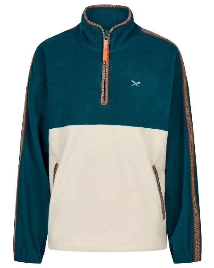 Iriedaily - Women's Pahada Teddy Troyer - Fleecepullover Gr XS blau