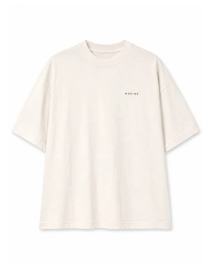 Mazine - Women's Back Print Theme T-Shirt - T-Shirt Gr XS weiß