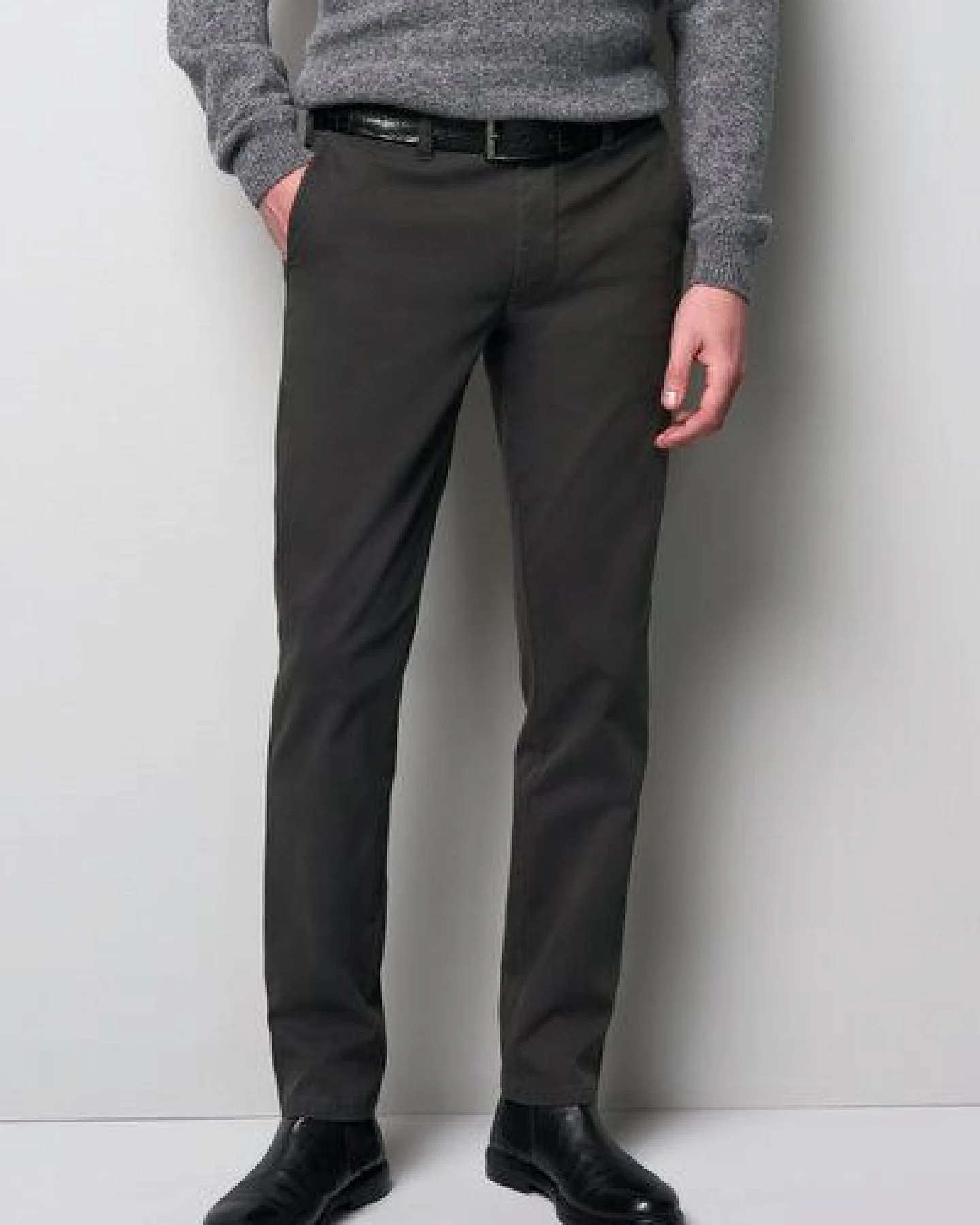 M 5 BY MEYER MIKROSTRUKTUR SUPER-STRETCH CHINO – Ansicht 2