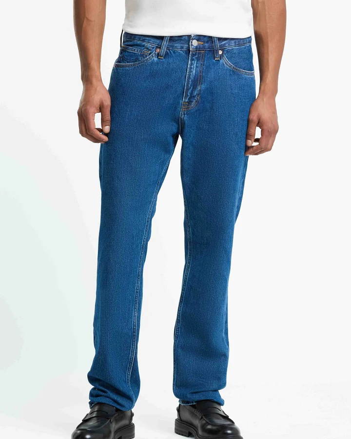 Kings of Indigo Herren vegan Jeans Addo Natural Stretch Dunkel Gewaschen