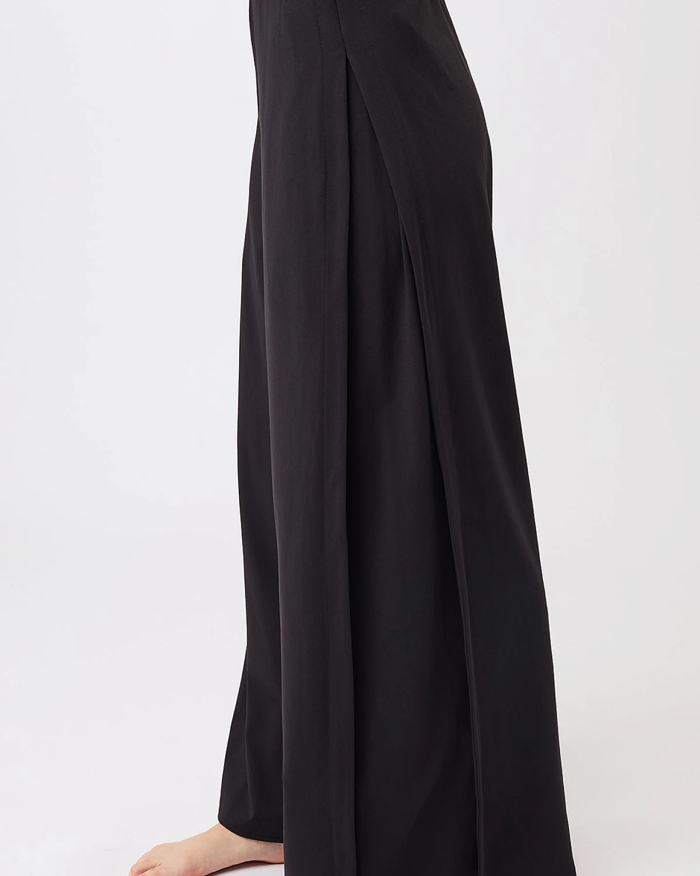 MANDALA Damen vegan Hose Extra Wide Schwarz – Ansicht 2