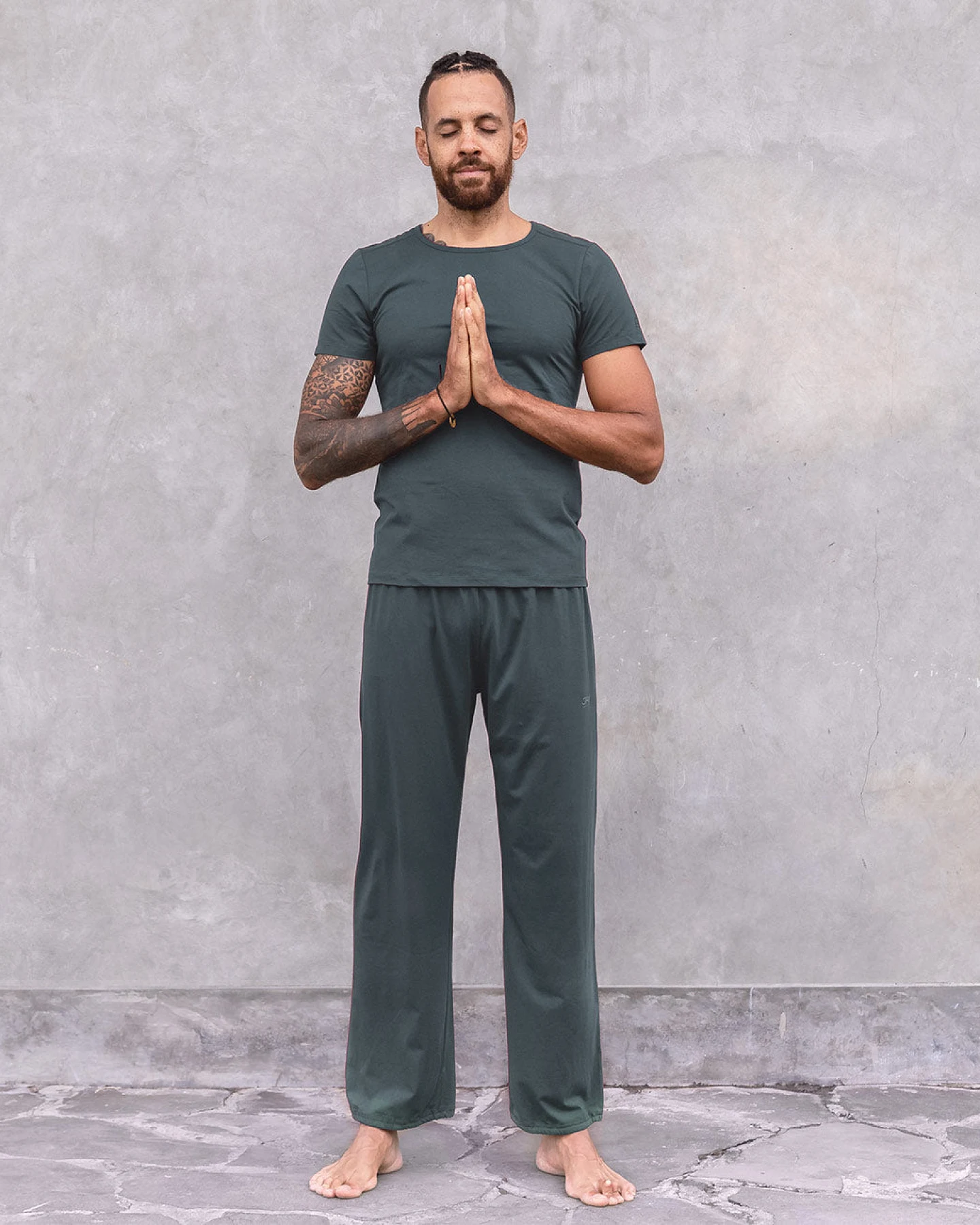 Jaya Organics T-Shirt Rocky - Forest M – Ansicht 2