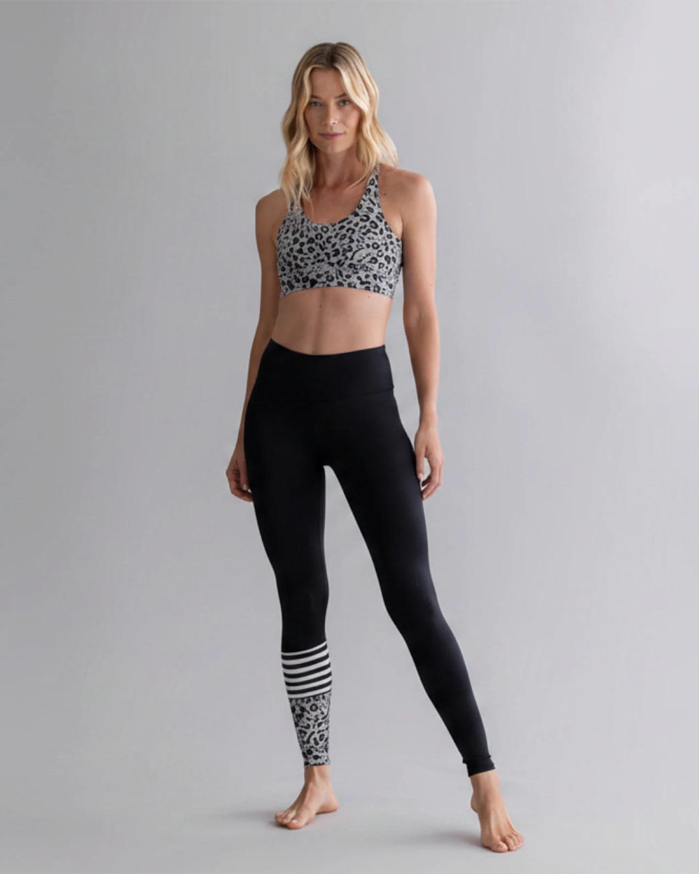 Hey Honey Leggings Surf Style - Mono Leo Stone – Ansicht 2