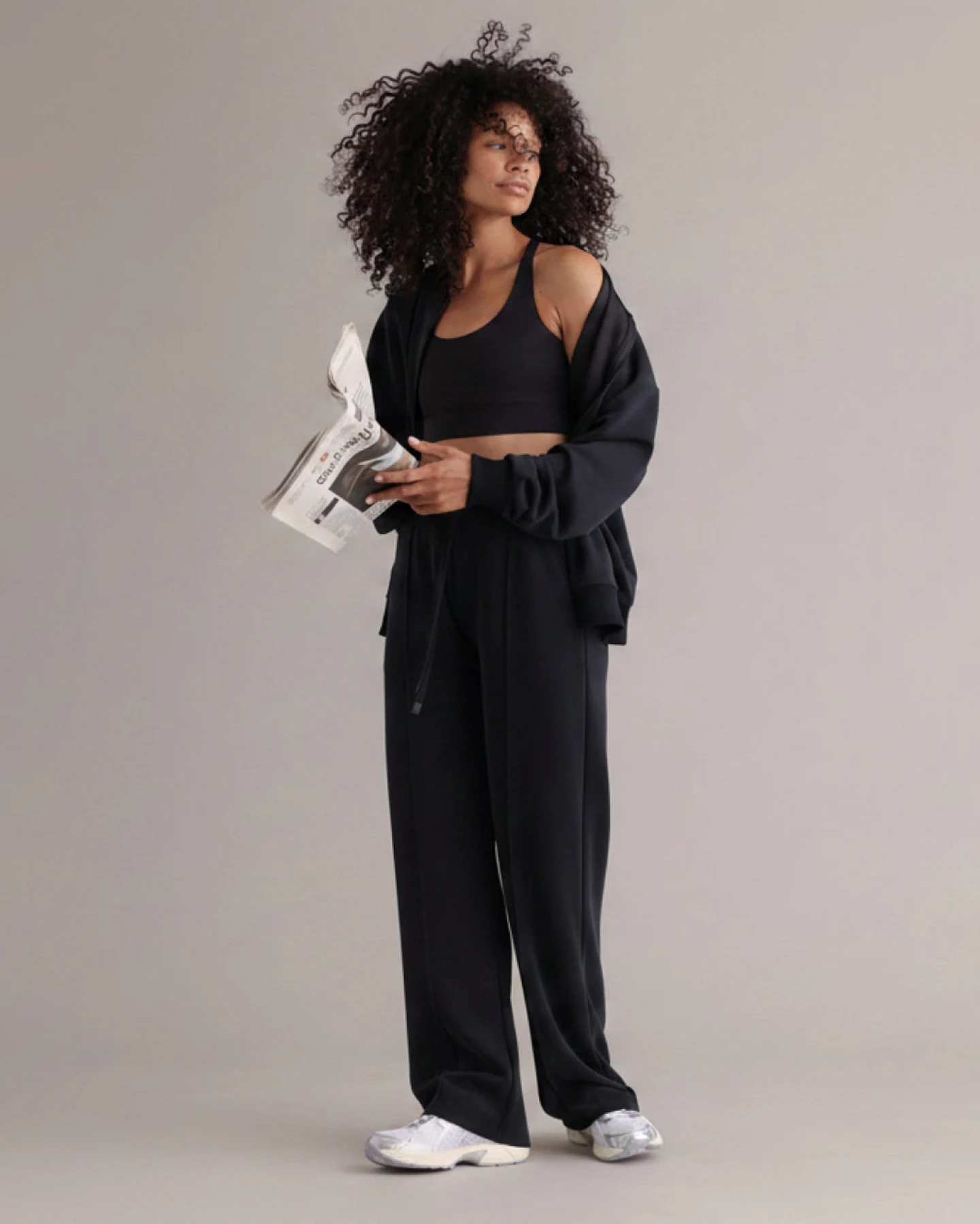 Hey Honey Lux Trackpants - Black L – Ansicht 2