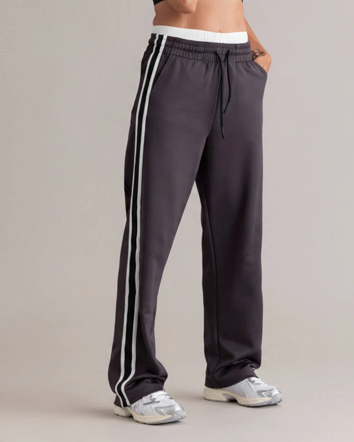 Hey Honey Classic Trackpants - Grey