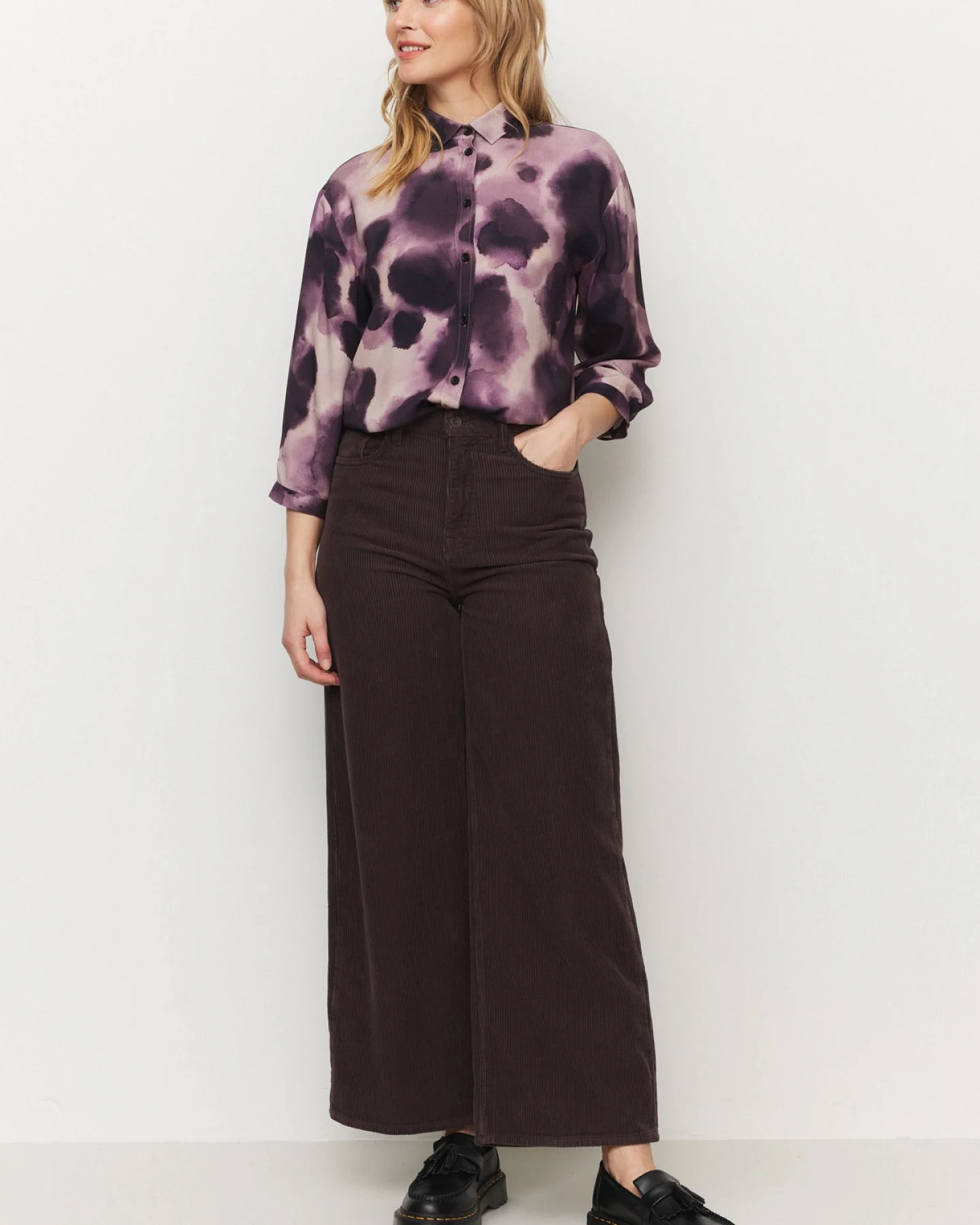 Bluse Cypress Waterfall Lila – Ansicht 3