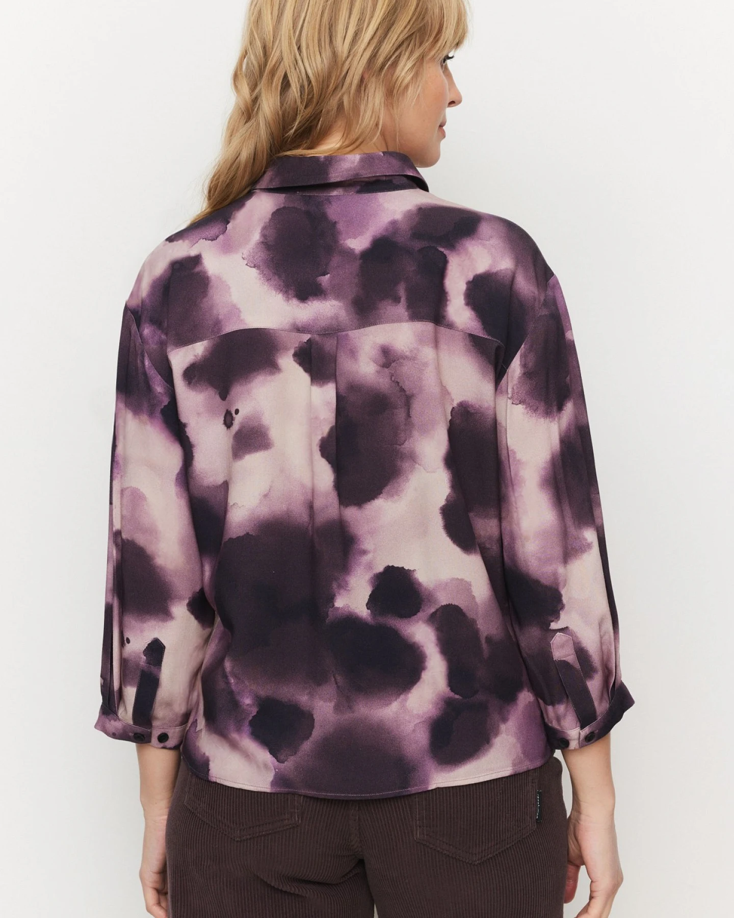Bluse Cypress Waterfall Lila – Ansicht 2
