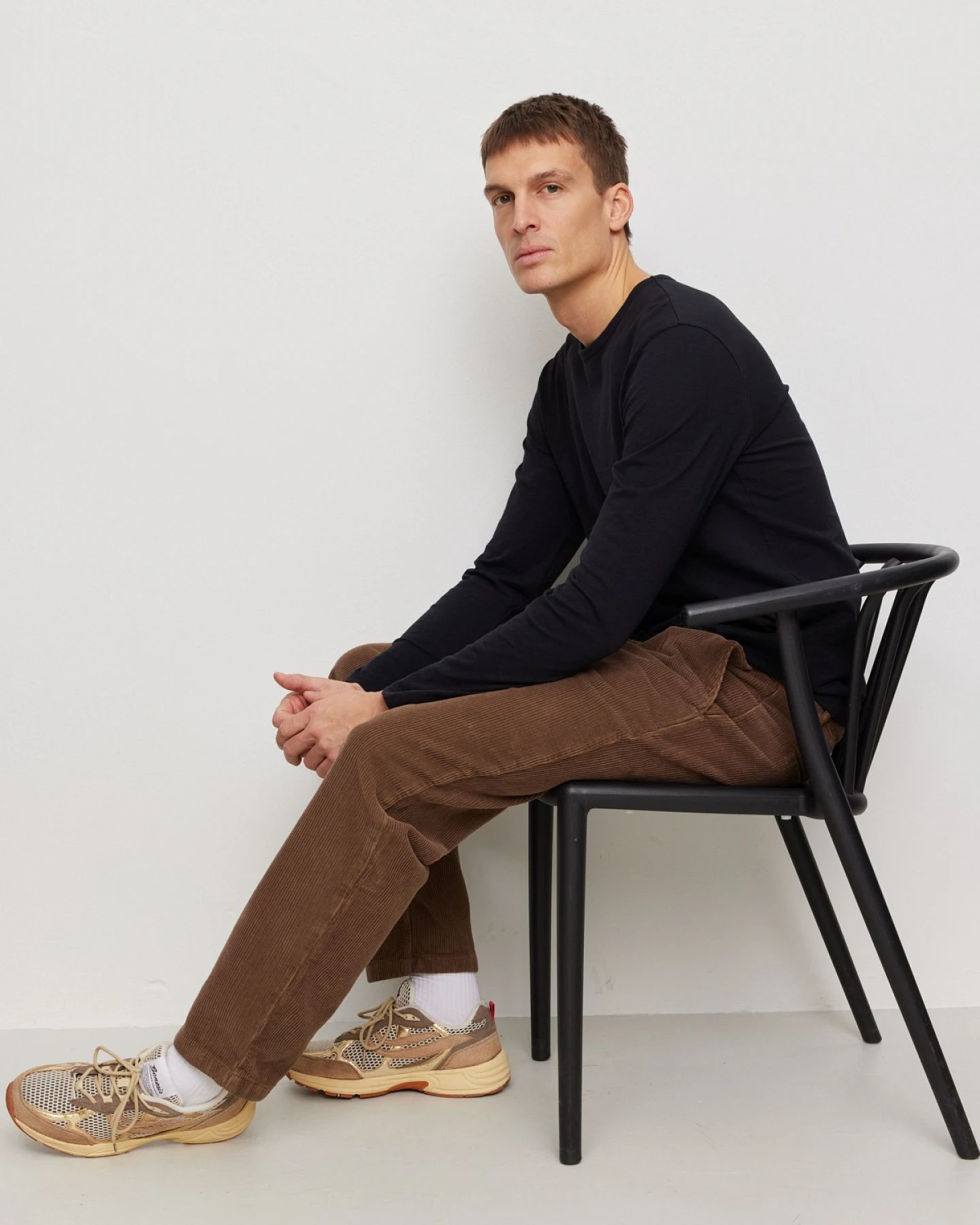 Hose Oak Corduroy Braun – Ansicht 4