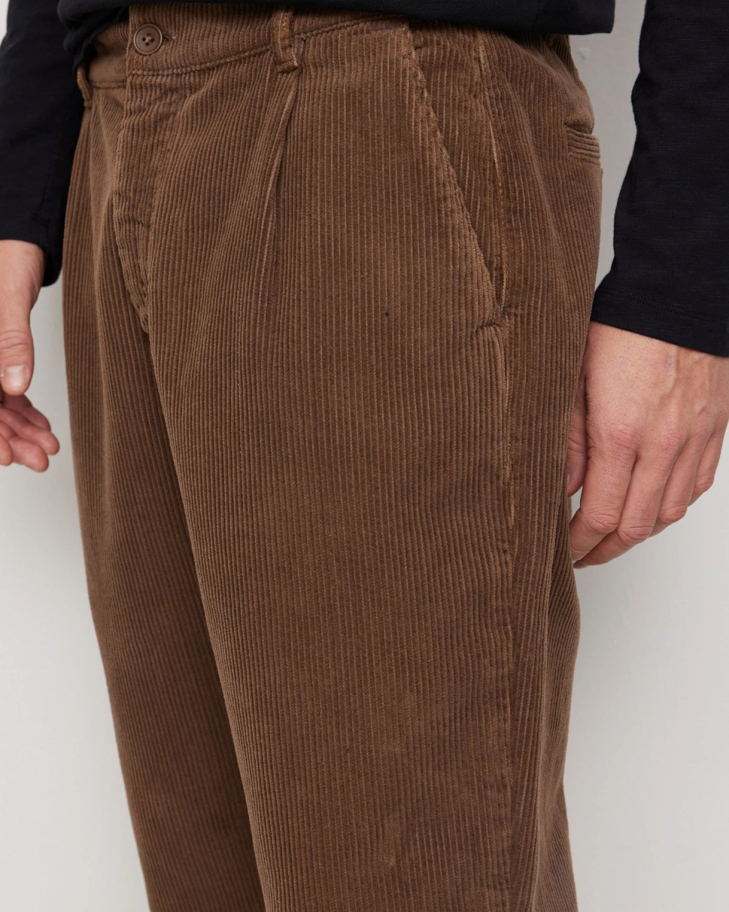 Hose Oak Corduroy Braun – Ansicht 5