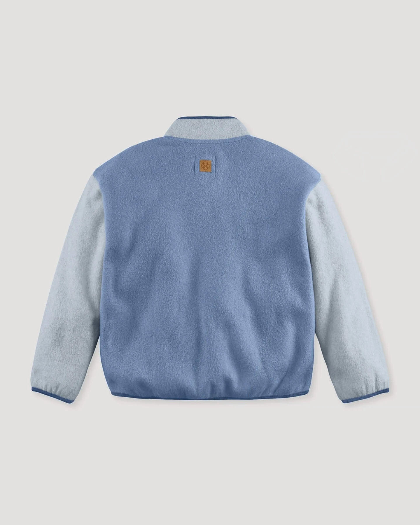 hessnatur Kinder Softfleece Jacke aus Bio-Baumwolle - blau - Größe 134/140 – Ansicht 2