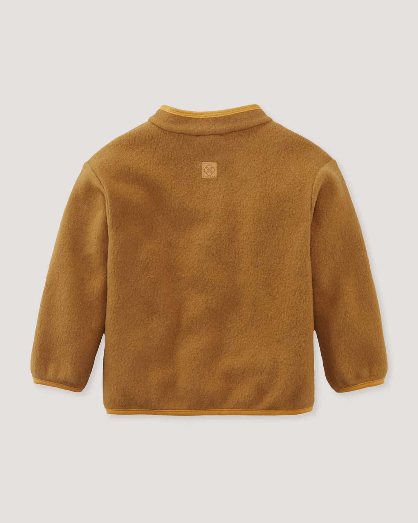 hessnatur Baby Fleece Troyer DIE MAUS aus Bio-Baumwolle - braun - Größe 98/104 – Ansicht 2