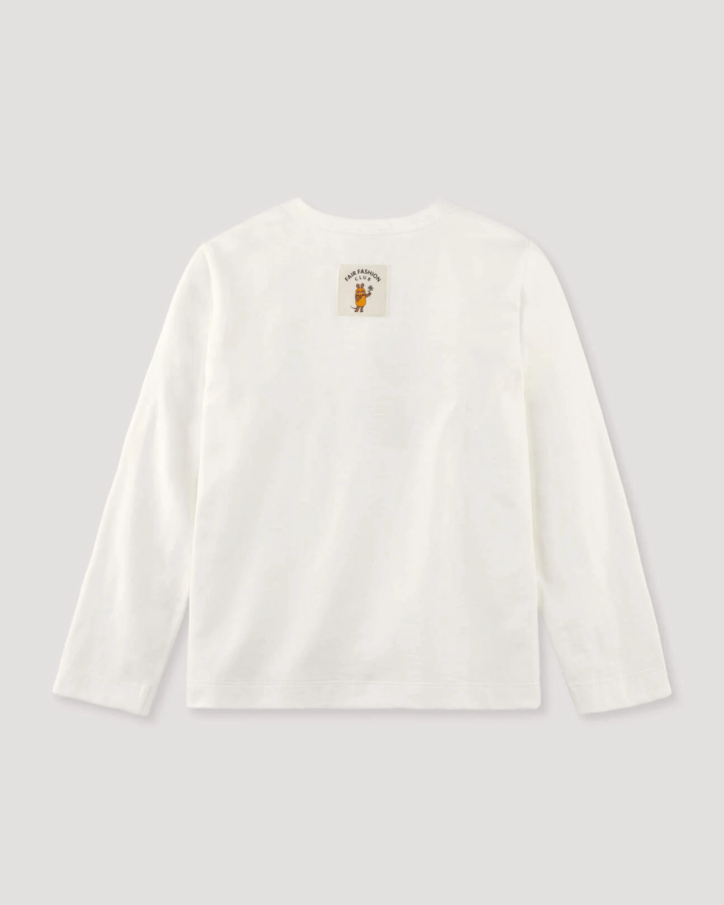 hessnatur Baby Longsleeve DIE MAUS Regular aus Bio-Baumwolle mit recycelter Baumwolle - weiß - Größe 98/104 – Ansicht 2