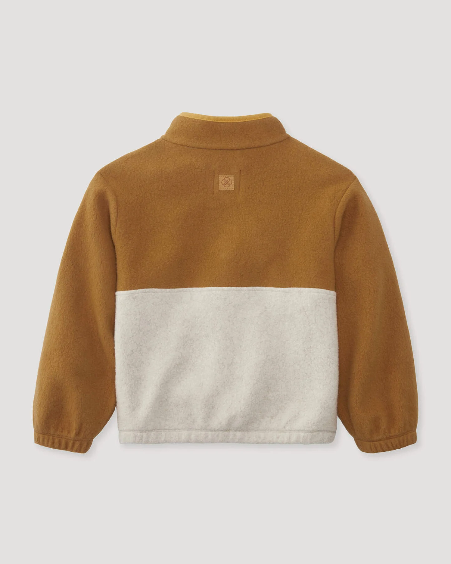 hessnatur Kinder Fleece Sweatshirt DIE MAUS aus Bio-Baumwolle - braun - Größe 98/104 – Ansicht 2