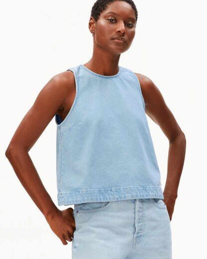 ARMEDANGELS DENIM Damen Top aus 100% recycelte Baumwolle