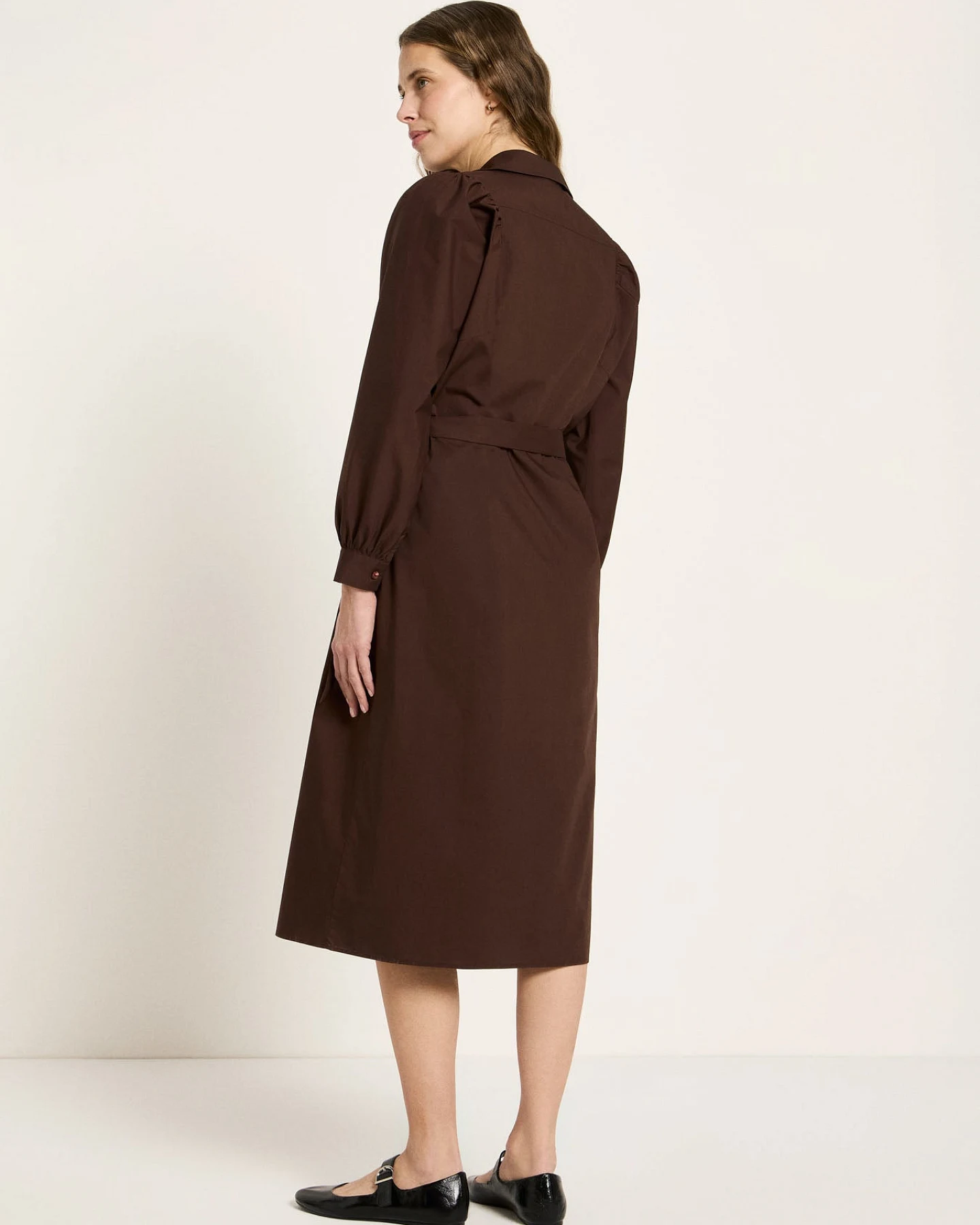 Kleid mit Kräuseln (GOTS) – Ansicht 3