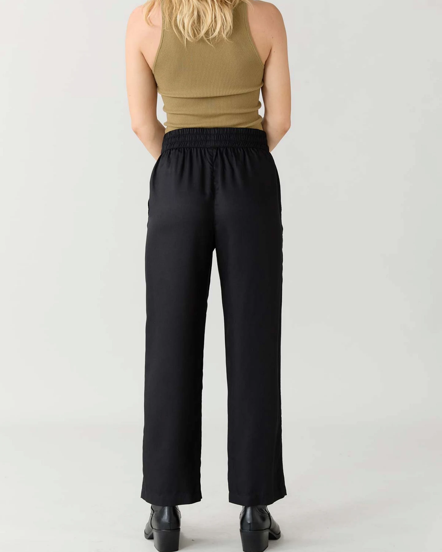 Yahmo Damen vegan Hose Hilde Schwarz – Ansicht 2
