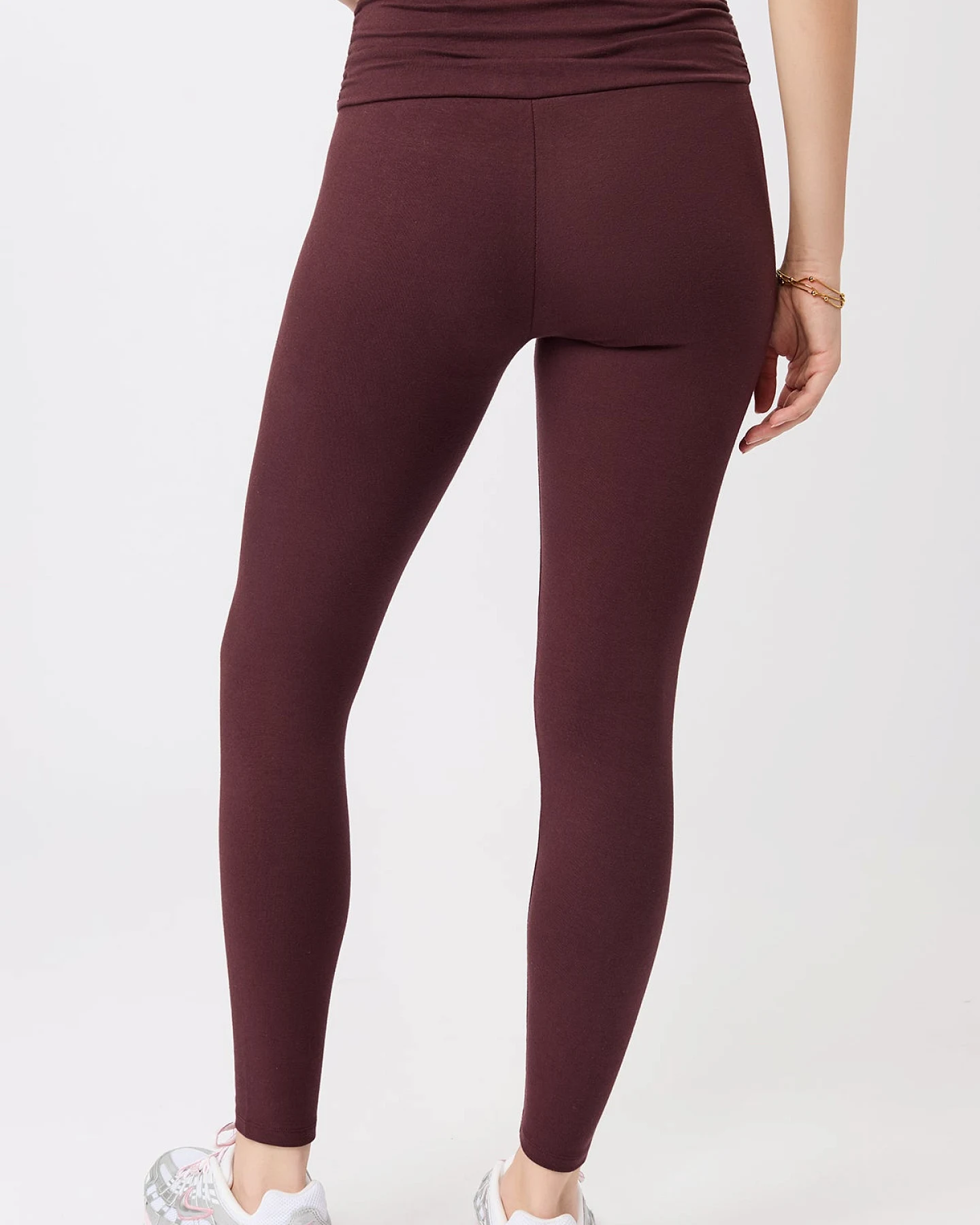 MANDALA Damen vegan Tights Pilates Ruby – Ansicht 2