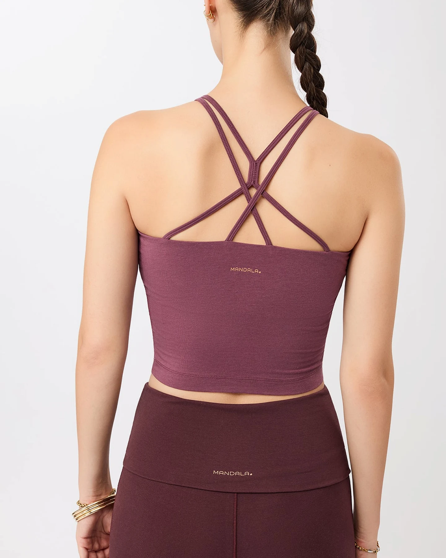 MANDALA Damen vegan Top Cross Mellow – Ansicht 2