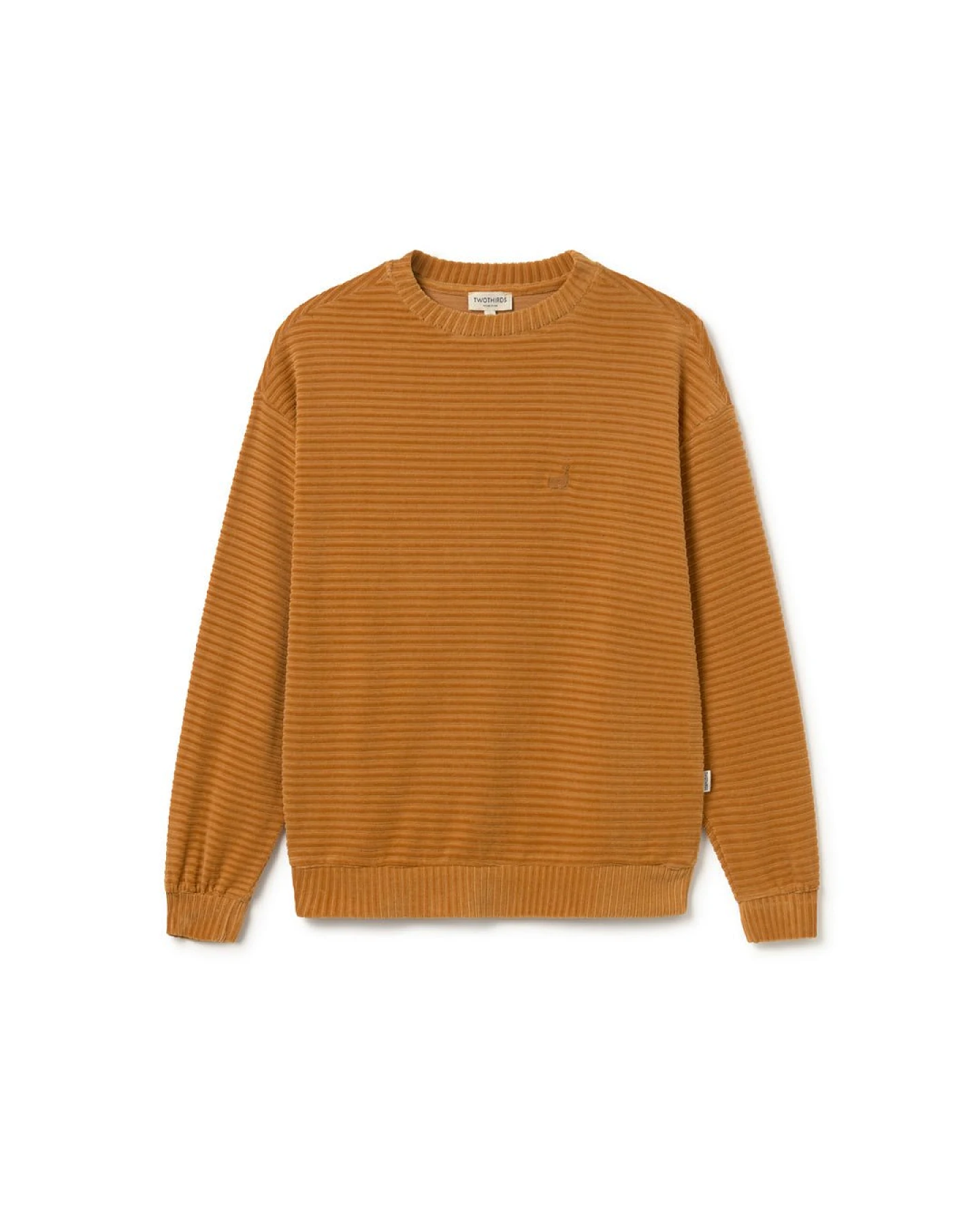 TWOTHIRDS Damen vegan Sweatshirt Oleny Dunkelsenf – Ansicht 2