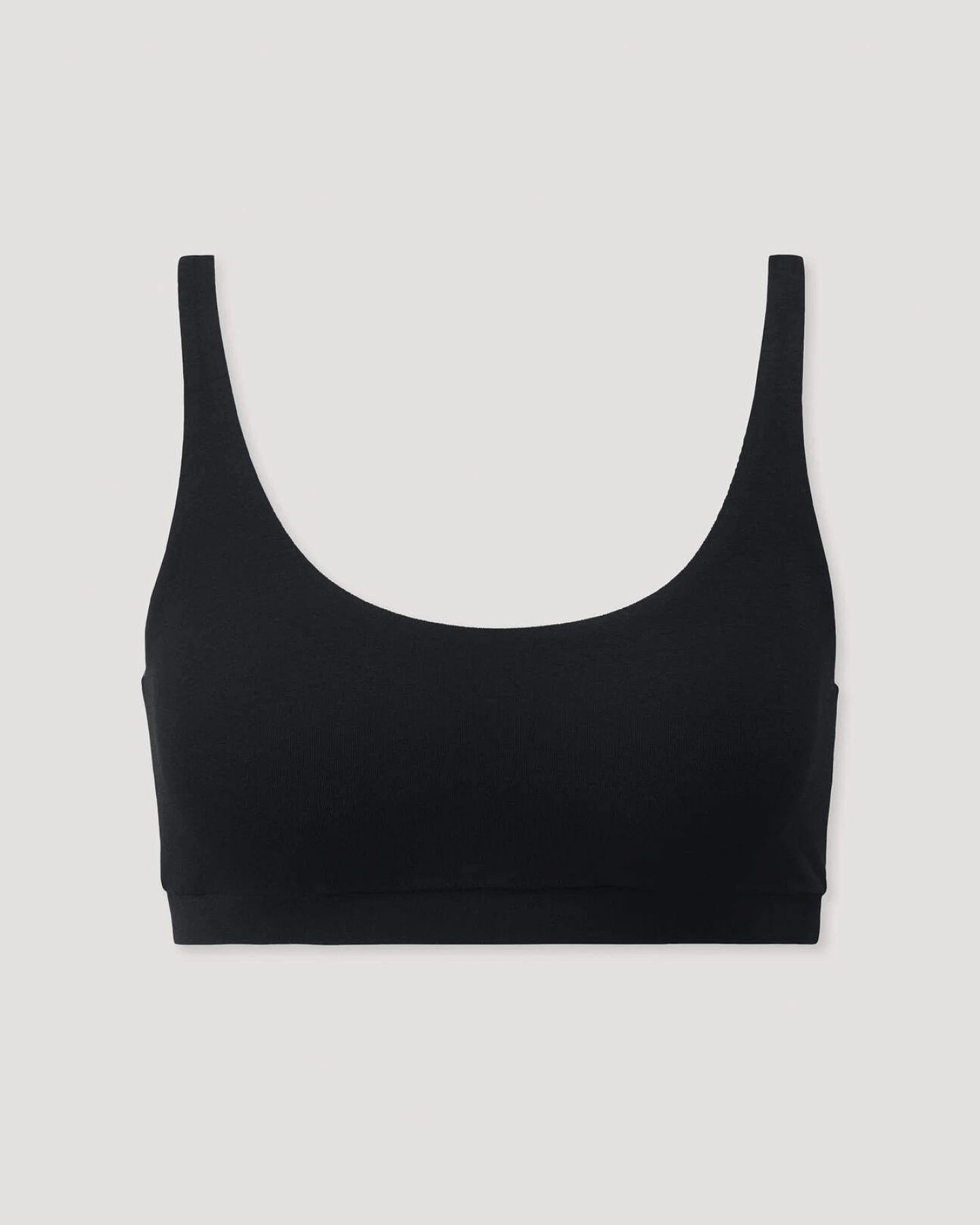 hessnatur Damen Bustier PURE SENSE aus TENCEL™ Modal - schwarz - Größe 44 – Ansicht 4