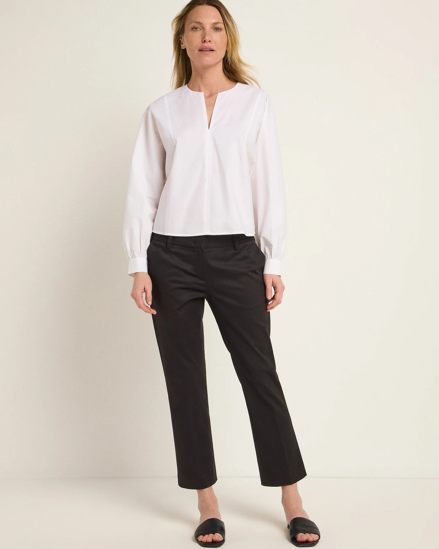 Bluse mit Kräuseln (GOTS) – Ansicht 2
