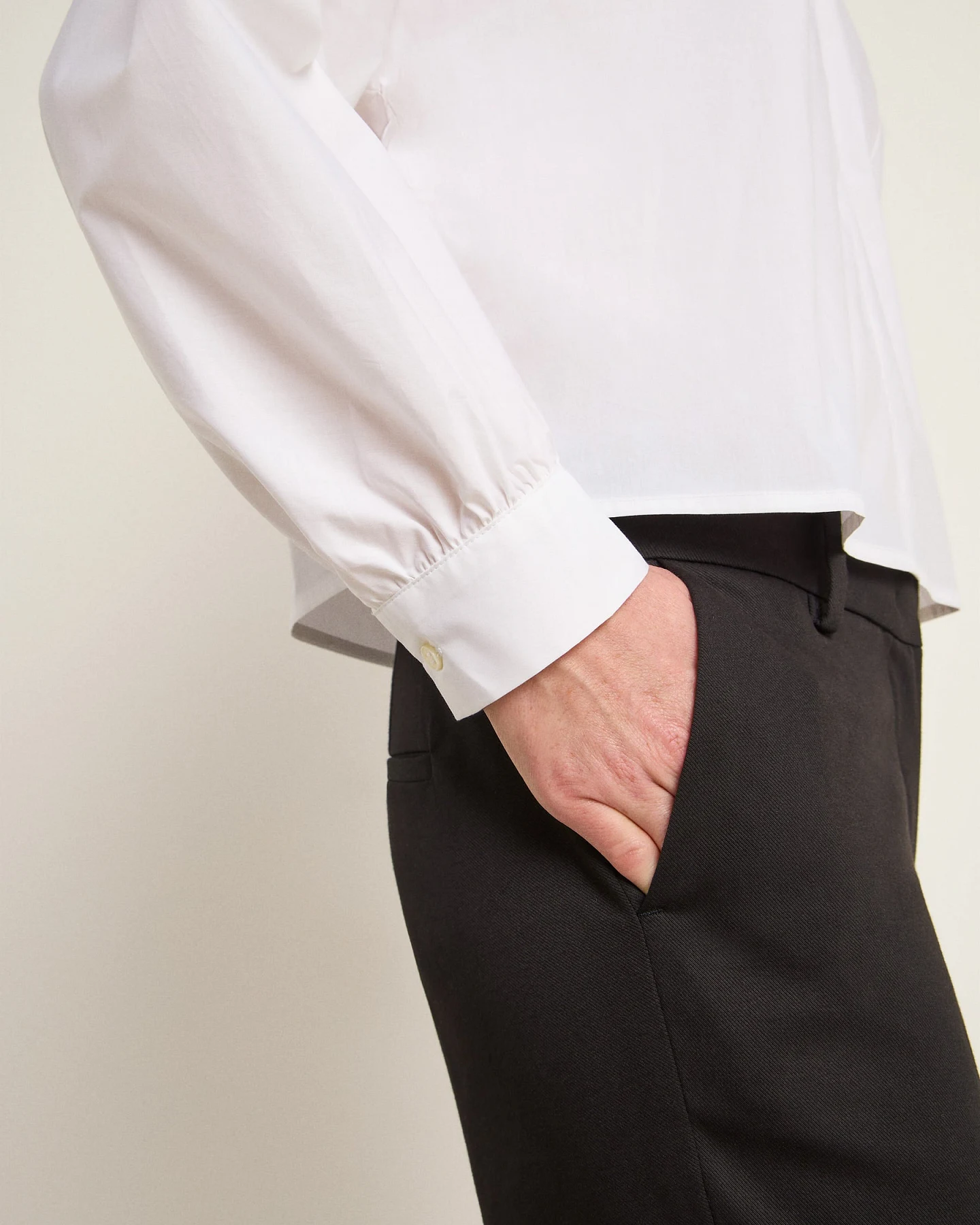 Bluse mit Kräuseln (GOTS) – Ansicht 5