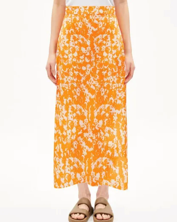 ARMEDANGELS SAALANJA MANGORANGE - Damen Webrock Regular Fit aus TENCEL Lyocell