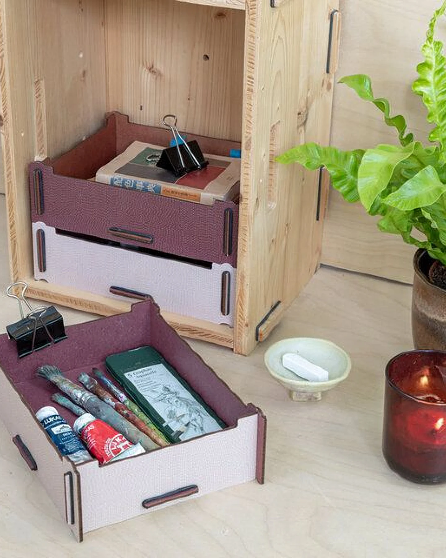 WERKHAUS Aufbewahrungsbox klein Rosa – Ansicht 4